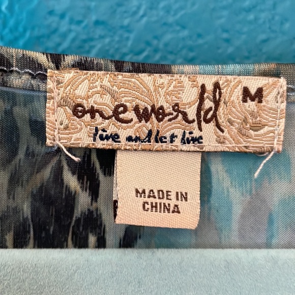 Boho silky blues dress - Picture 2 of 8